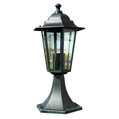 Farol de jardín Preston 41 cm verde