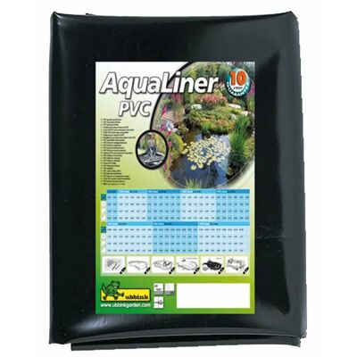 Bâche de bassin Ubbink AquaLiner 6x4 m PVC noir