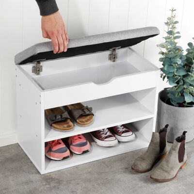 HI Schoenenkast con bankkusen 60x30x45 cm