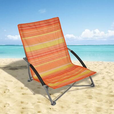 HI Strandstoel inklapbaar 65x55x25/65 cm naranja