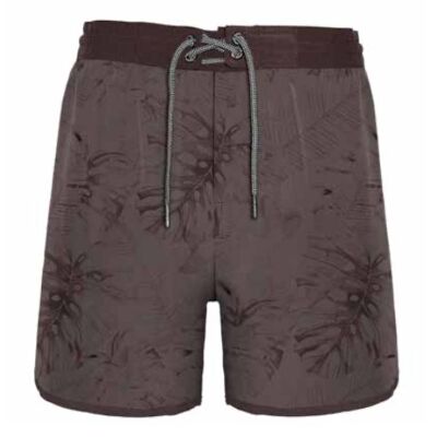 Recycled Boardshort Tropical Crouch Print