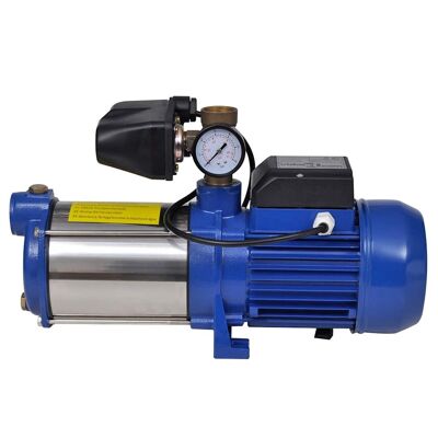 Bomba de chorro con medidor de agua 1300 W 5100 L/u azul