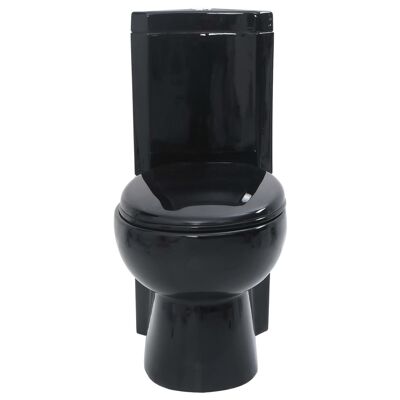 Keramisch Toilet voor in de hoek zwart