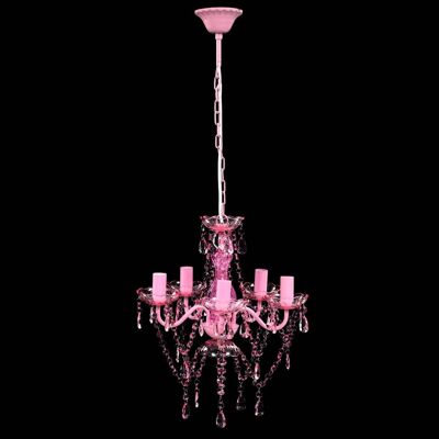 Kroonluchter Kristal Roze