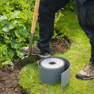 Natura Tuinrand 0,075x10 m grigio