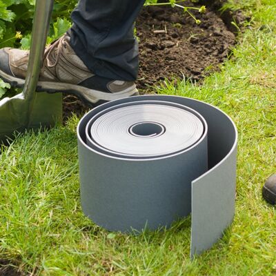 Natura Tuinrand 0,15x10 m grigio