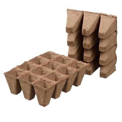 Nature Turfpotten 144 piezas 4x4x5 cm 6020128