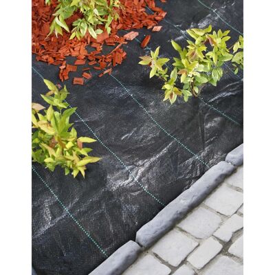 Naturaleza Worteldoek 2x10 m negro