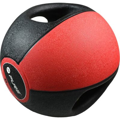 Pure2Improve Medicijnbal met handvatten 8 kg rood