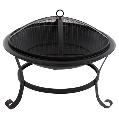 RedFire Vuurschaal Atlanta 51 cm acero negro 85014