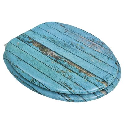 Toiletbril met MDF houten ontwerp