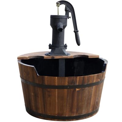 Ubbink Ornement à Eau Houten Ton