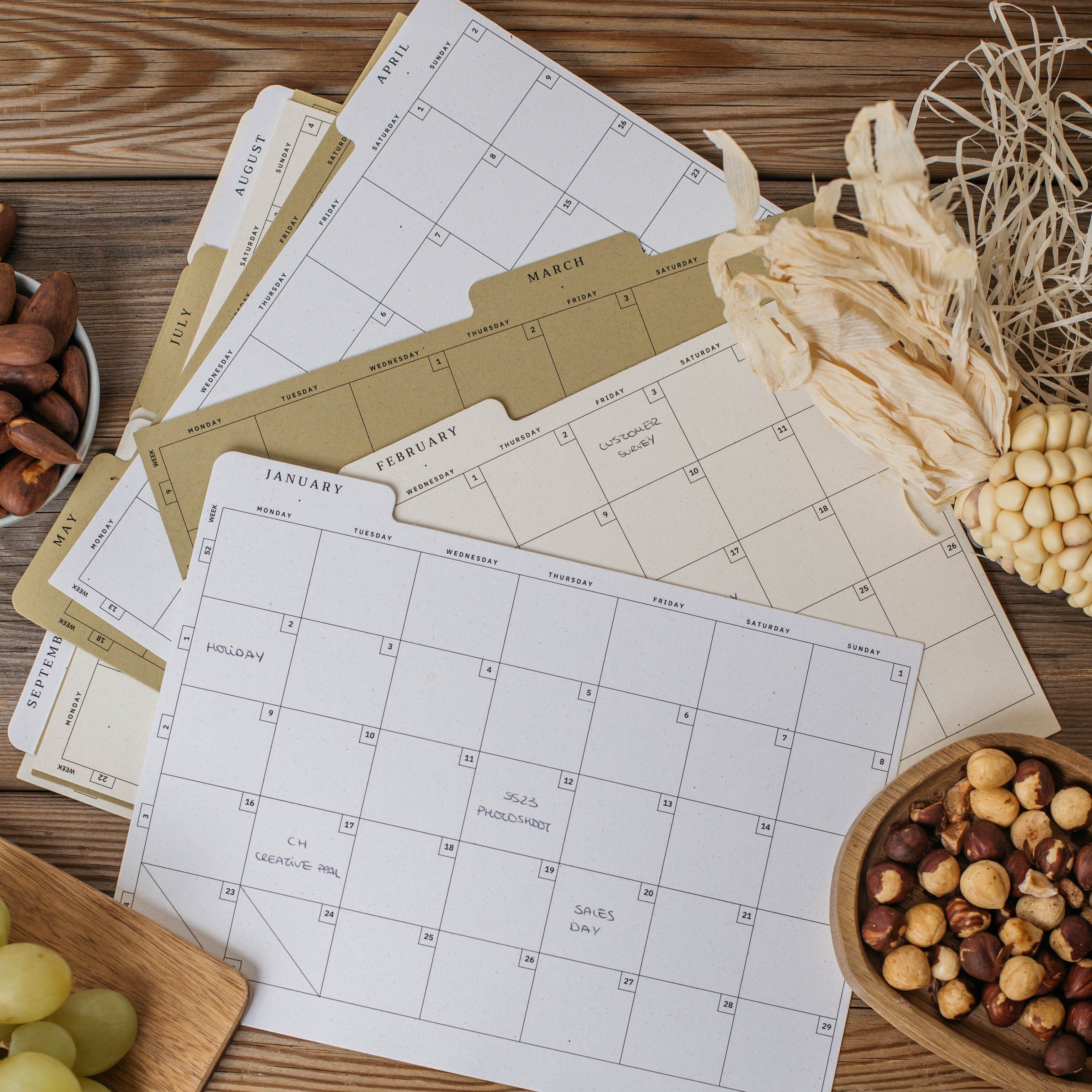 Kalenderblattpaket 2025