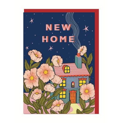 Carte de bonne nouvelle maison