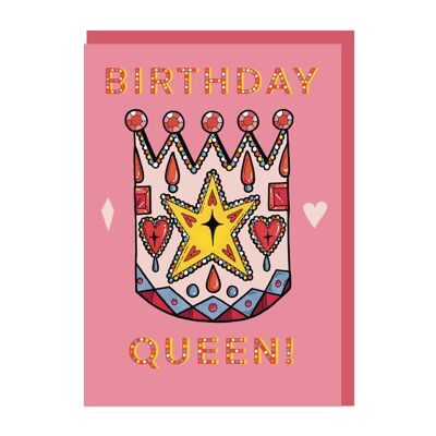 Biglietto compleanno regina