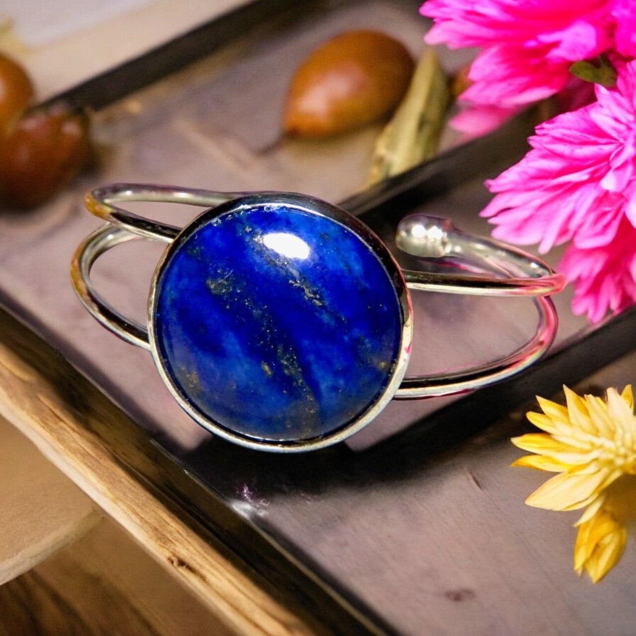 Bracciale "NADINE" in Lapislazzuli - argento