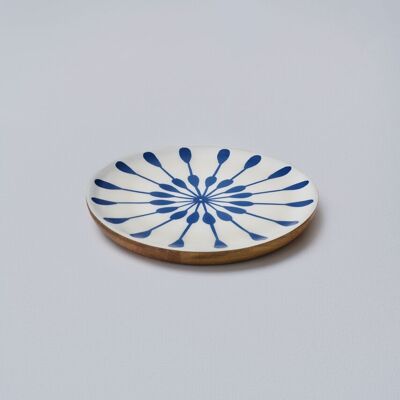 Plato de madera Sokka Jardin Stripes
