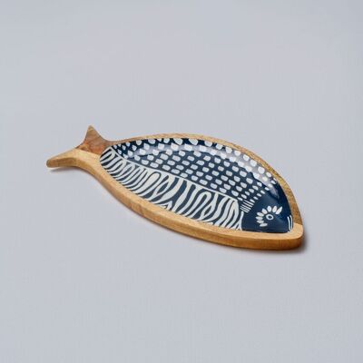 Tuna Shape Handmade Fish Platter