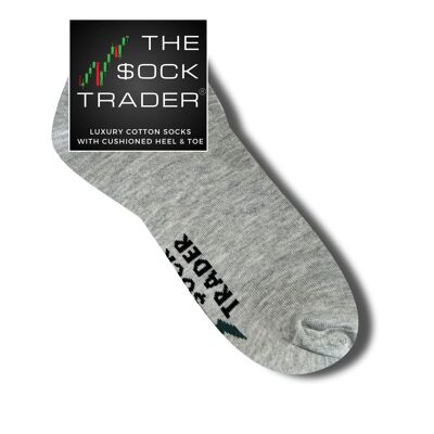 Fifty shades of Grey - Luxury Mercerised Cotton Ankle Socks