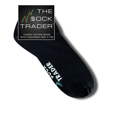 The Mini Black - Luxury Mercerised Cotton Ankle Socks