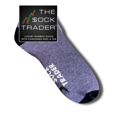 Les mini-chaussettes en bambou de luxe Mosaïque violette