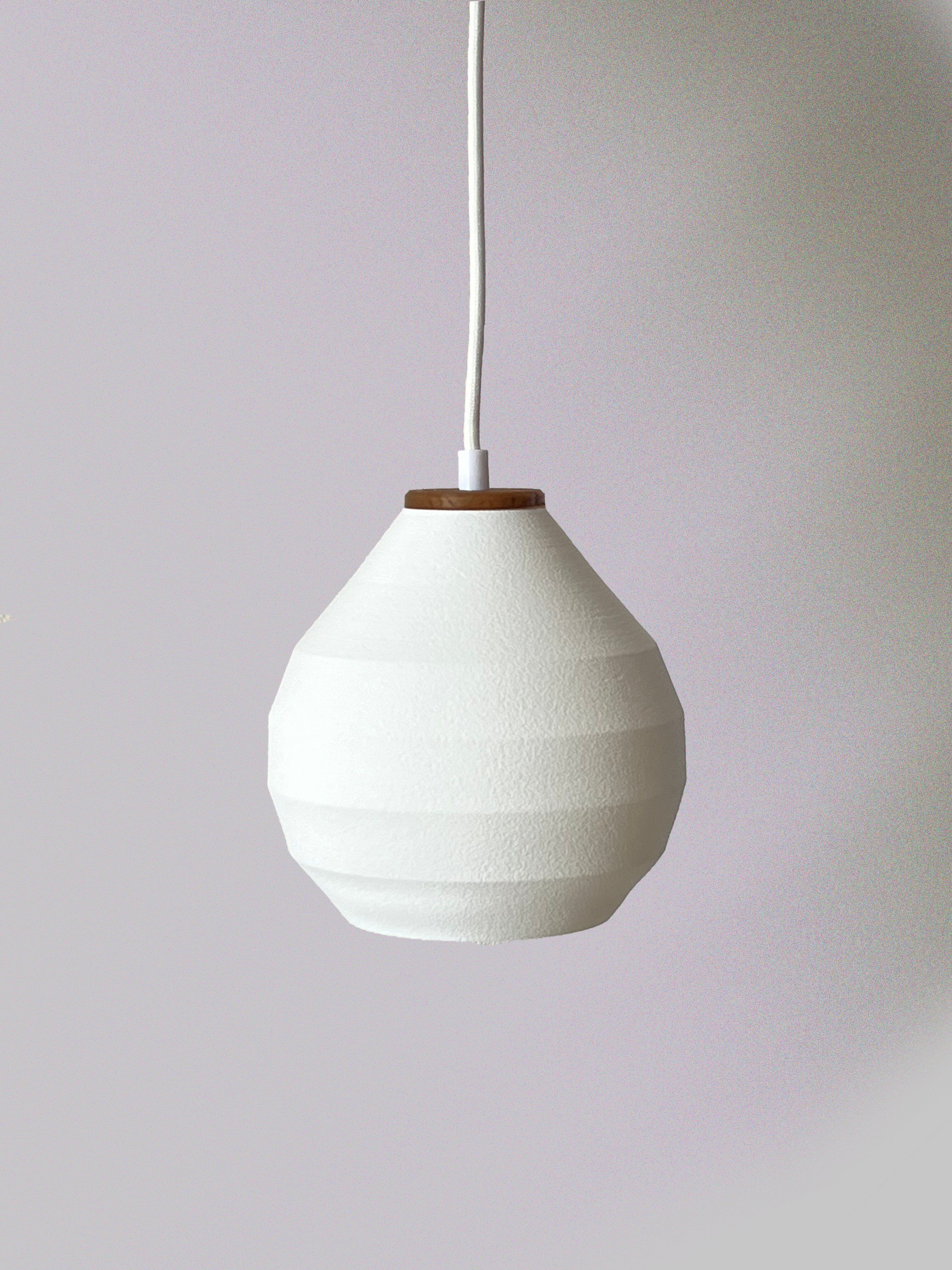 Ceiling lamp made from bio-based and reused materials - Lantern