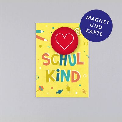Coffret aimant avec carte postale Amélie + Amour