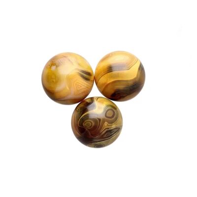 Piccola sfera di agata tinta