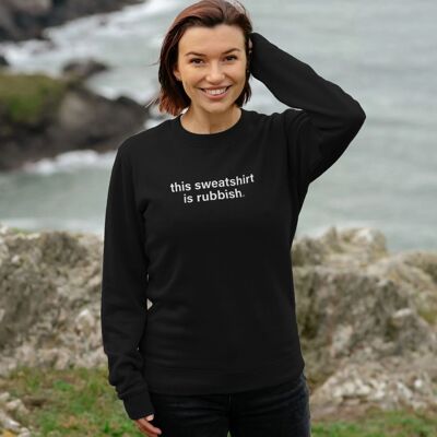 Esta sudadera es una basura para mujer
