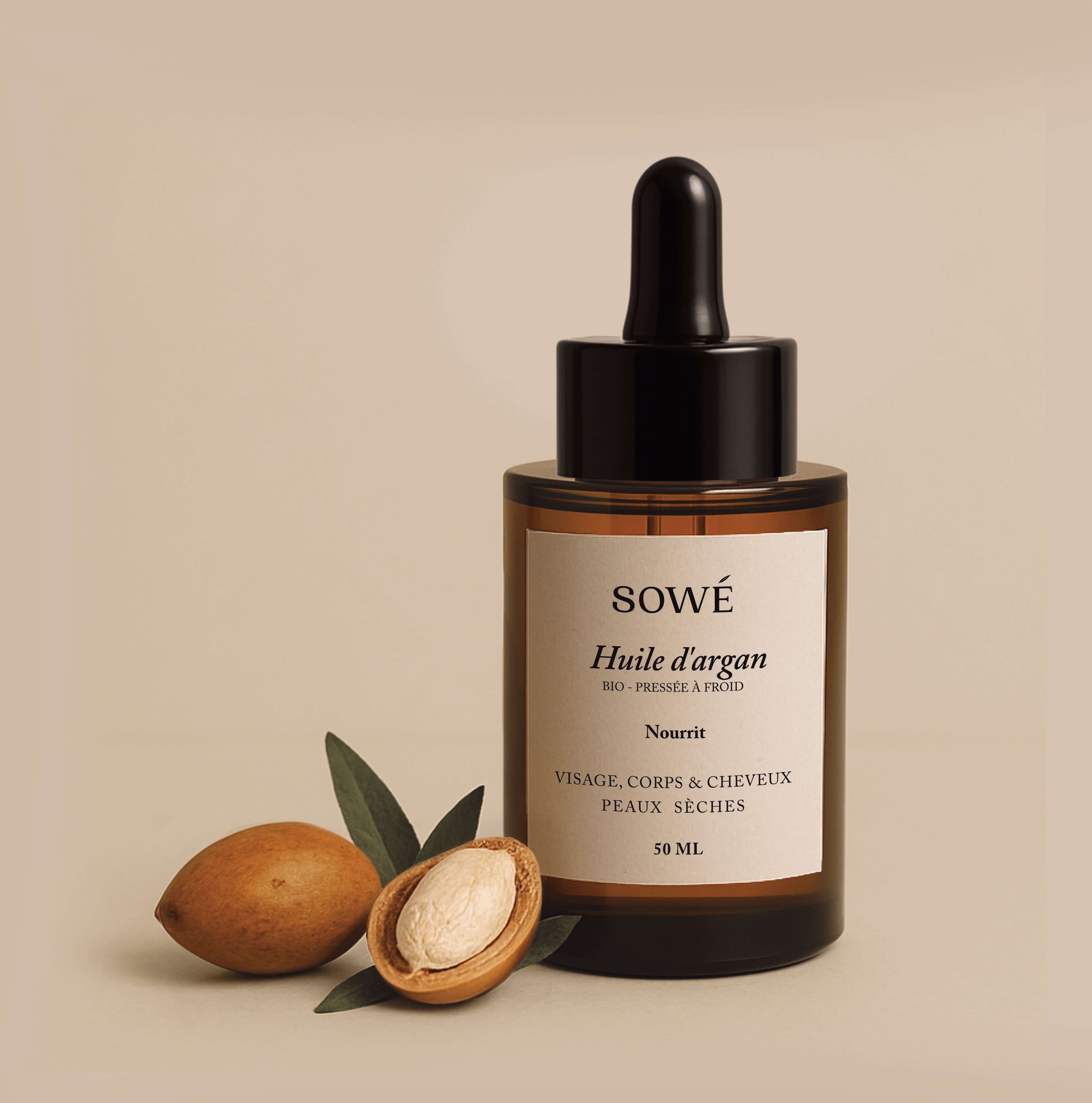Huile d'argan – Bio, vierge et pressée à froid – 50 ml