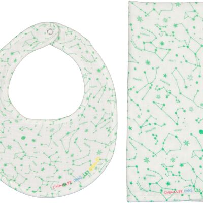 Scatola di pannolini e bavaglini Constellations AIR
