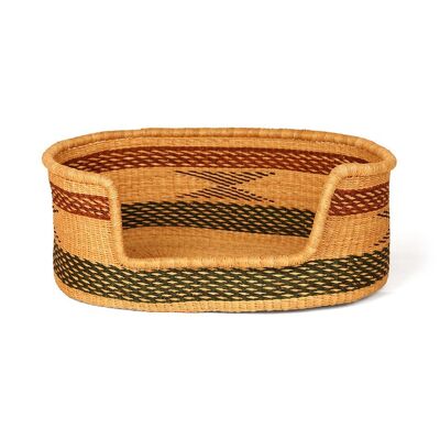 AMMA : Panier pour chien vert et marron - Moyen