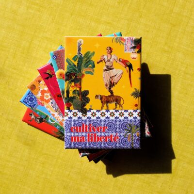 Multicolored magnet “Cultivate my freedom”