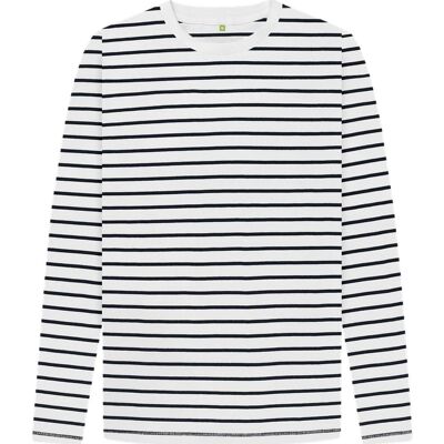 Camiseta de manga larga a rayas para niños