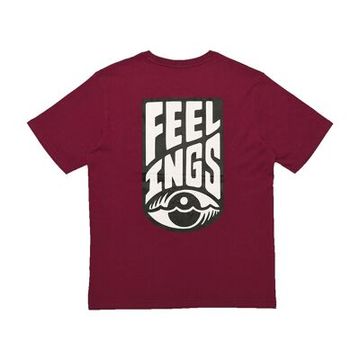 Logo Tee Shirt Burgundy
