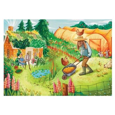 Puzzle Childhood Garden – Trevell – 1000 pièces