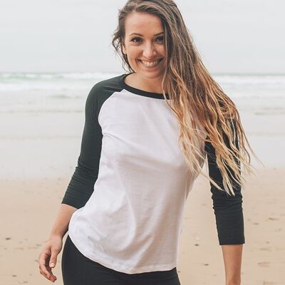 Camiseta de béisbol para mujer