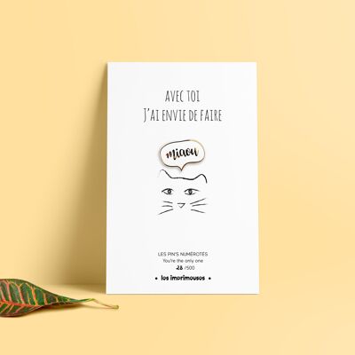 Pin's - Miao - Con te - Speciale San Valentino