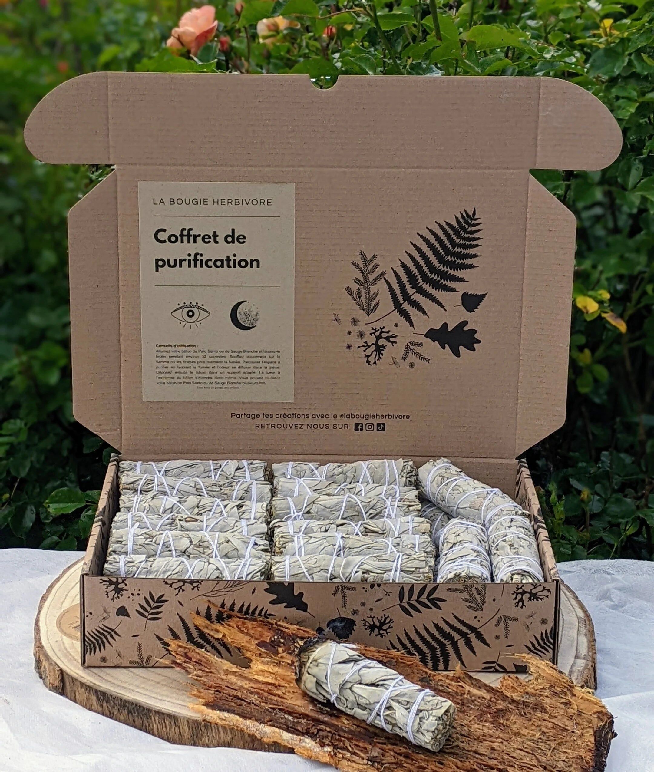 Coffret de 30 Sauges Blanches – Purification et Bien-être pour les Espaces Professionnels