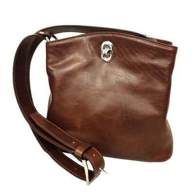 BOLSO DE CUERO - CASTAÑO