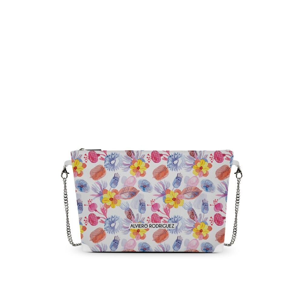 DIVA BAG WEISSE BLUMENFARBE