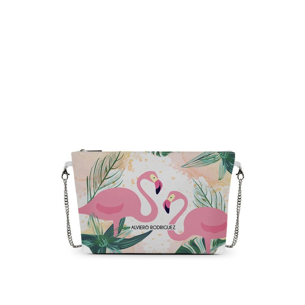 DIVA TASCHE WEISSER FLAMINGO