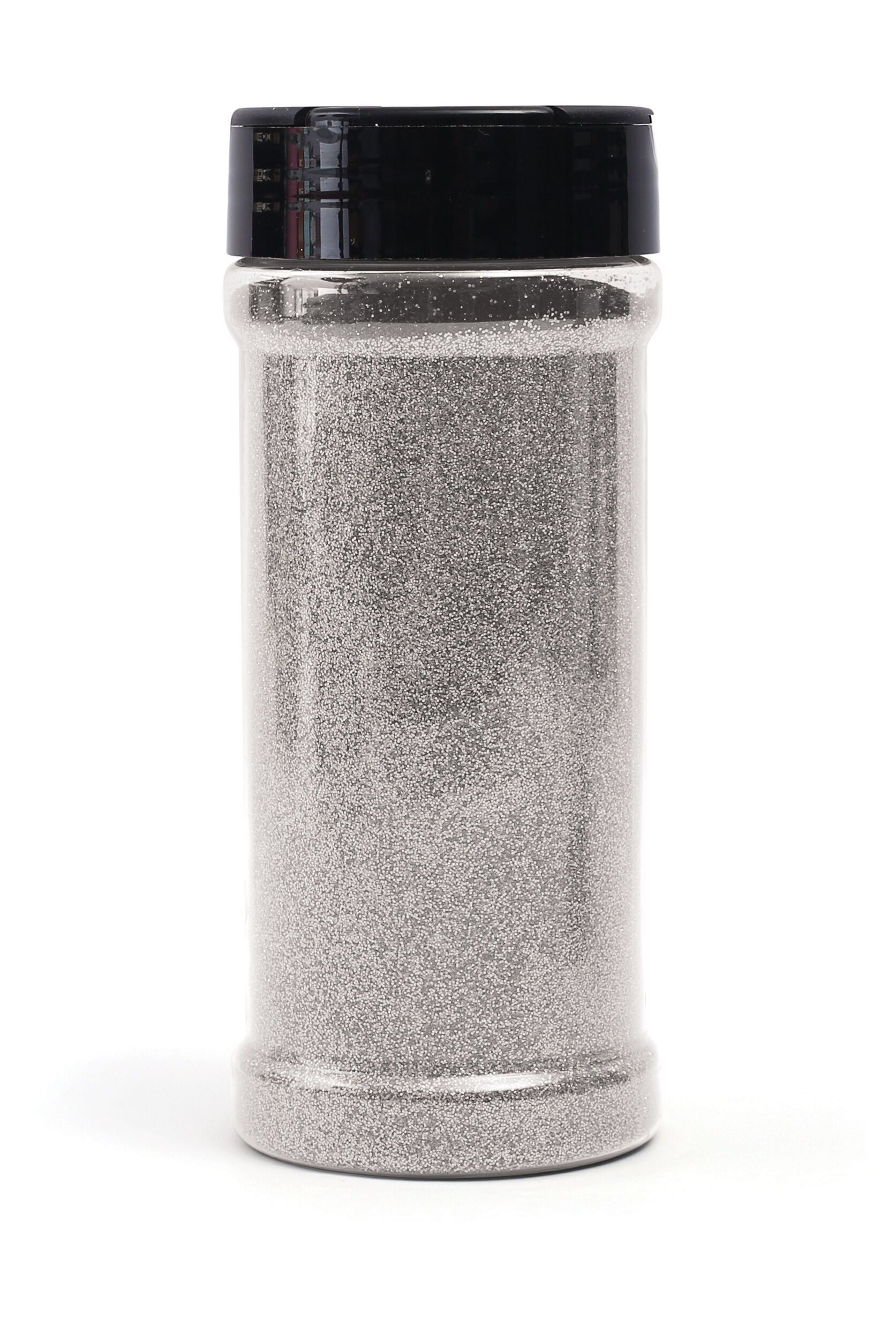100G CONTAINER OF SILVER VEGETABLE GLITTER