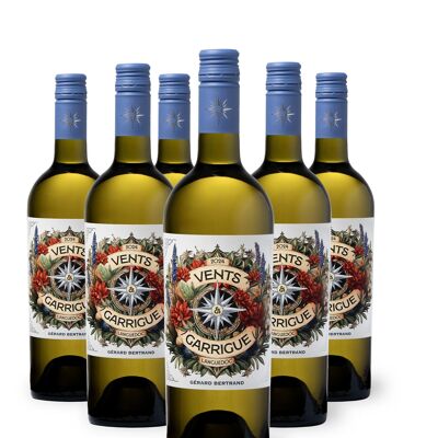 Vents & Garrigue vin blanc bio 2024 Lot 6 bouteilles 75cl