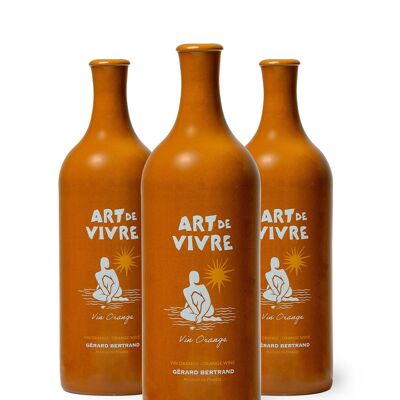 Art de Vivre vin orange 2023 Lot 3 Bouteilles 75cl