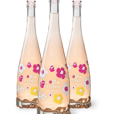 Cote des Roses Art Édition rosé 2023 Lot 3 Bouteilles 75cl