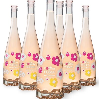Cote des Roses Art Édition rosé 2023 Lot 6 Bouteilles 75cl