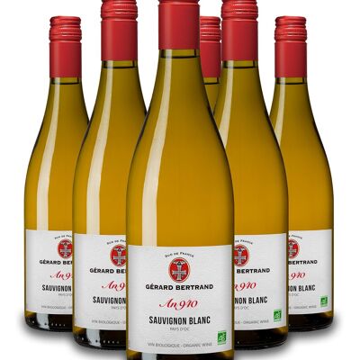Héritage "An 940" Sauvignon Blanc 2023 Bio Lot 6 Bouteilles 75cl