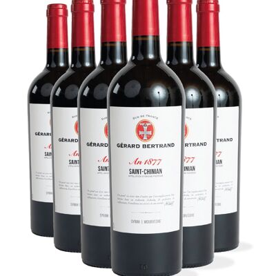 Héritage "An 1877" rouge Saint Chinian 2022 Lot 6 Bouteilles 75cl