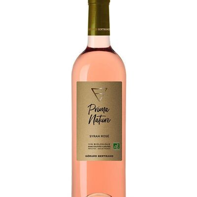 Prima Nature Syrah vin rosé bio vegan sans sulfites ajoutés 2024 75cl